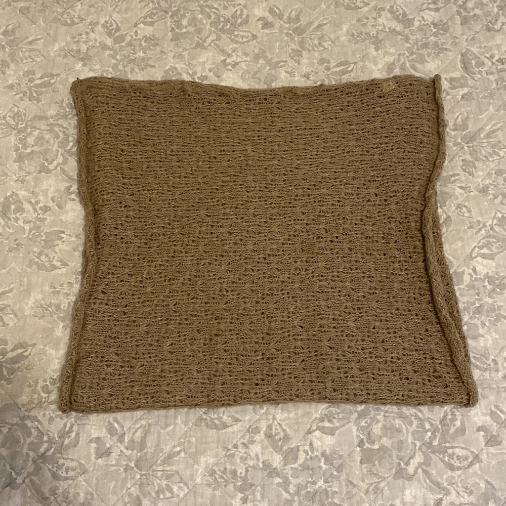 Tan Infinity Scarf - Picture 4 of 8